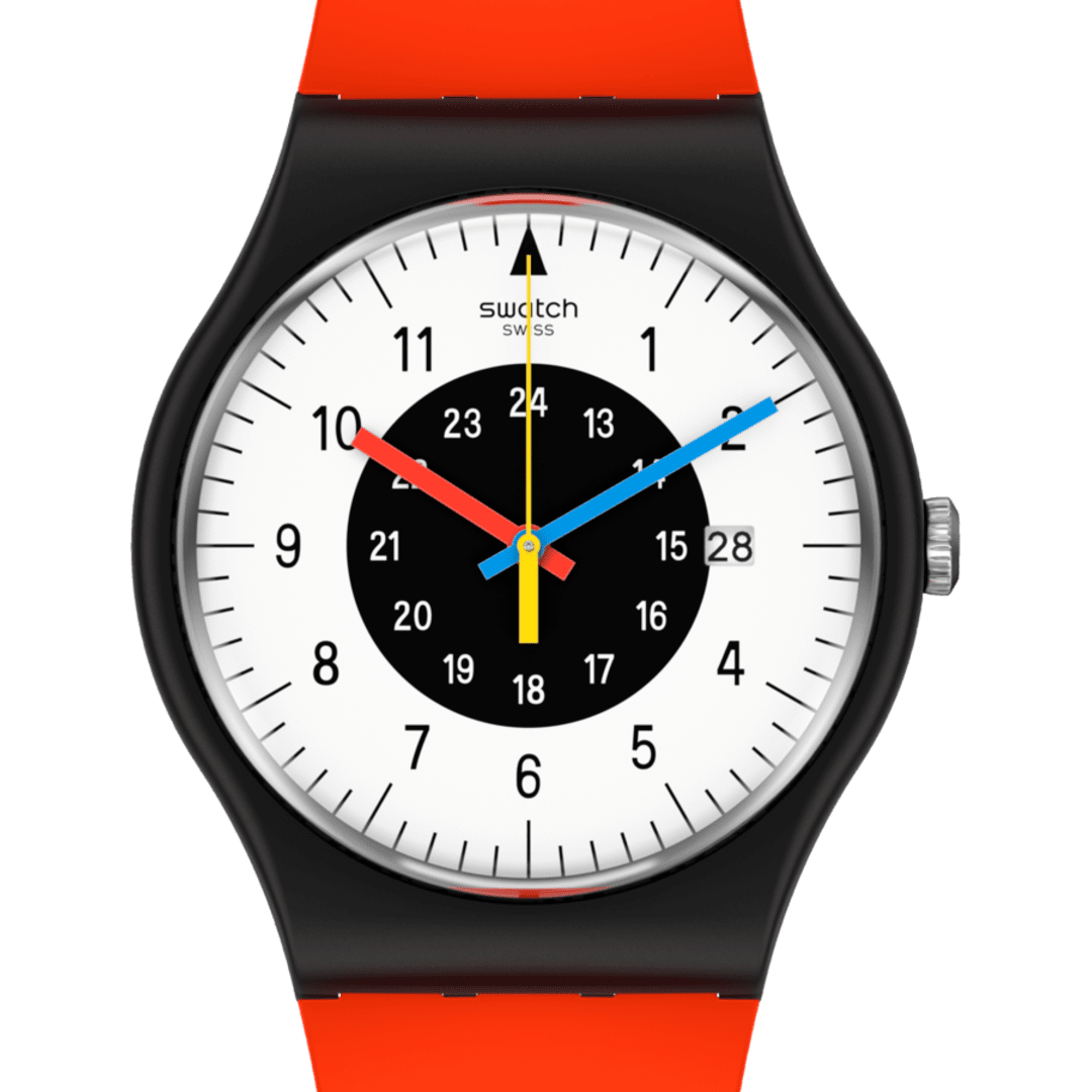 Swatch Rouge & Noir Watch - SO32B401-STD