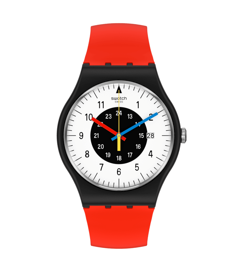 Swatch Rouge & Noir Watch - SO32B401-STD