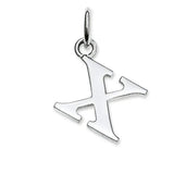 STERLING SILVER Letter X