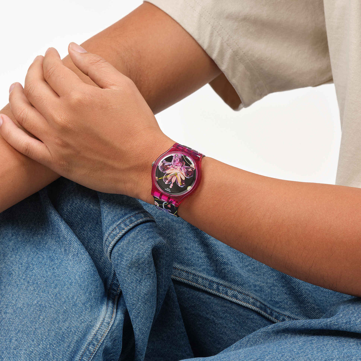 Swatch Digi-Blossoming Watch - SUOZ373