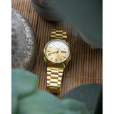 Seiko 5 Sports Automatic Gold Dial Watch - SNXS80K1