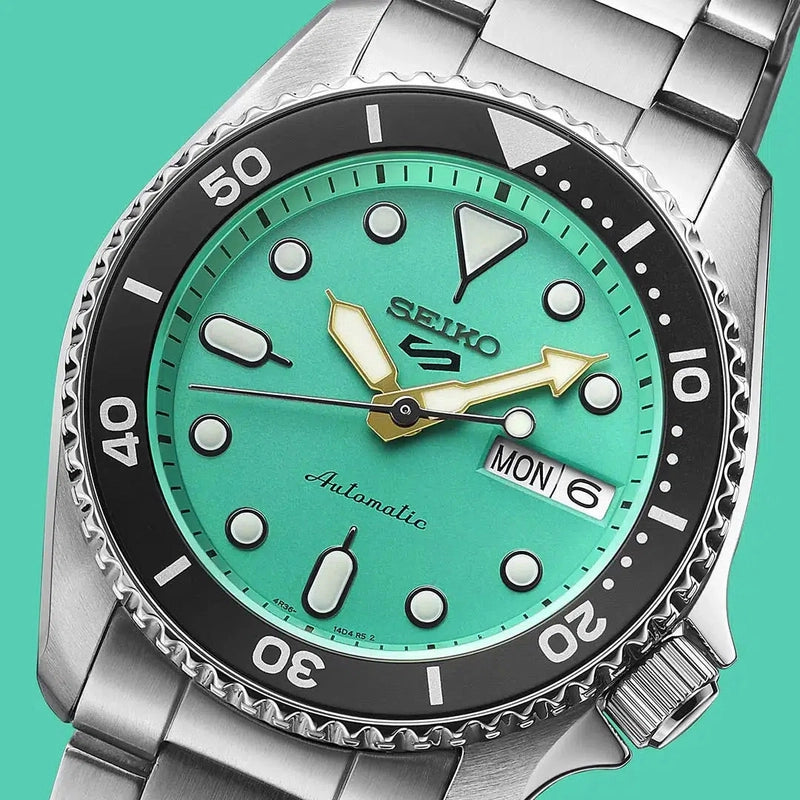 Seiko 5 Sports SKX Midi Teal Watch SRPK33K1