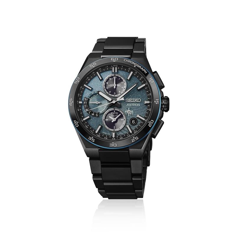 Seiko Astron GPS Solar Spiral Galaxy Chronograph Watch