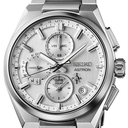 Seiko Astron GPS Solar Dual-Time Chronograph Watch