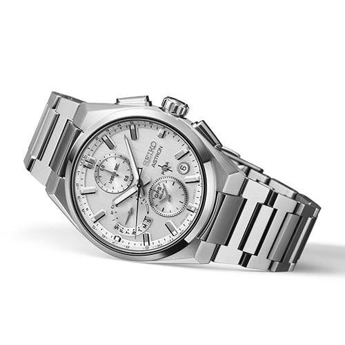 Seiko Astron GPS Solar Dual-Time Chronograph Watch