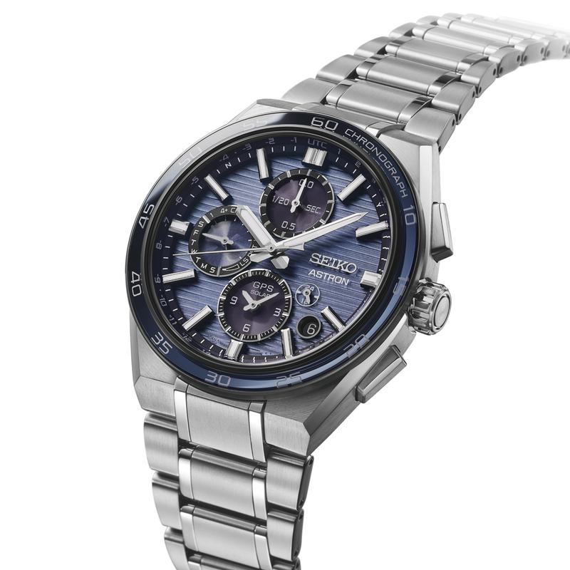 Seiko Astron GPS Solar Dual-Time Chronograph Watch - SSH175J1