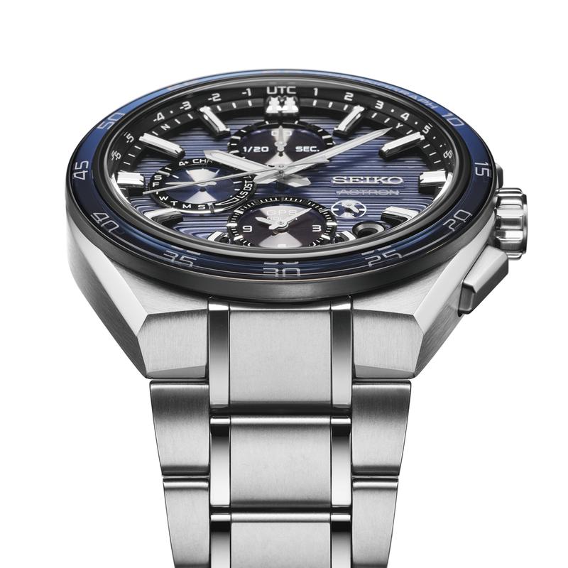 Seiko Astron GPS Solar Dual-Time Chronograph Watch - SSH175J1