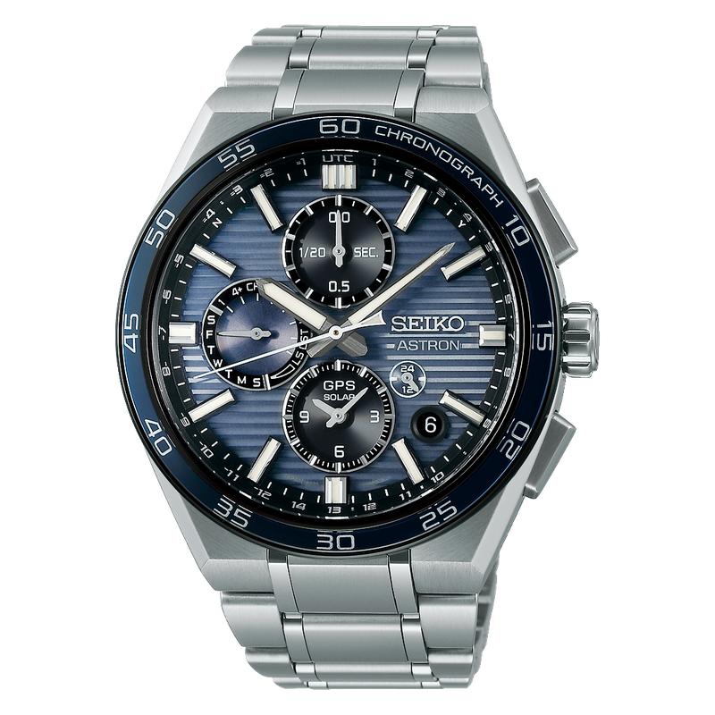 Seiko Astron GPS Solar Dual-Time Chronograph Watch - SSH175J1