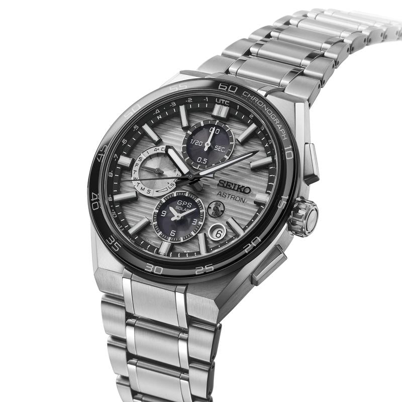 Seiko Astron GPS Solar Dual Time Chronograph Watch - SSH177J1
