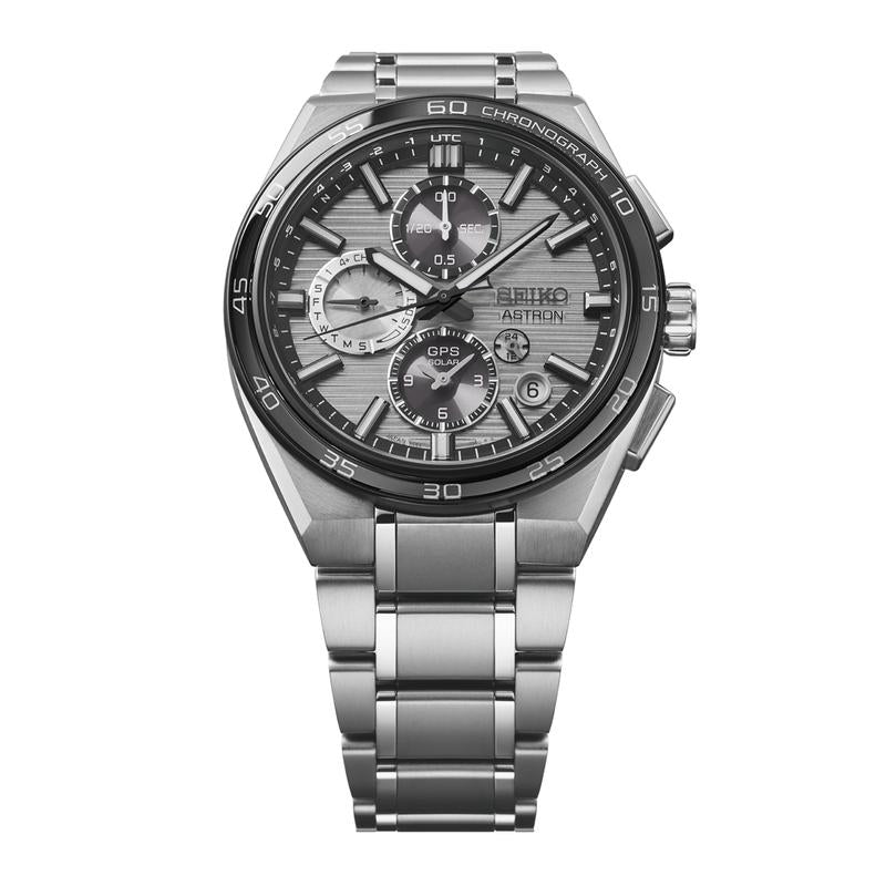 Seiko Astron GPS Solar Dual Time Chronograph Watch - SSH177J1