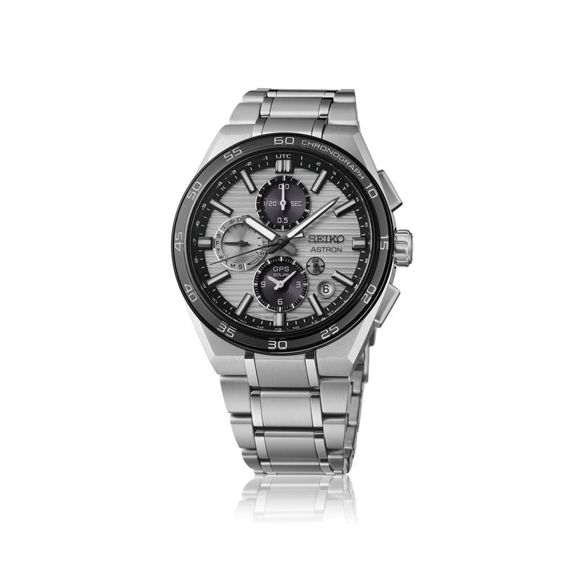 Seiko Astron GPS Solar Dual Time Chronograph Watch - SSH177J1