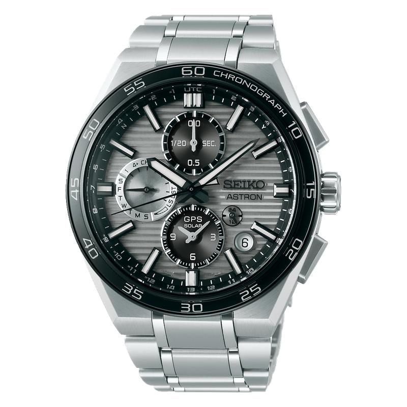 Seiko Astron GPS Solar Dual Time Chronograph Watch - SSH177J1