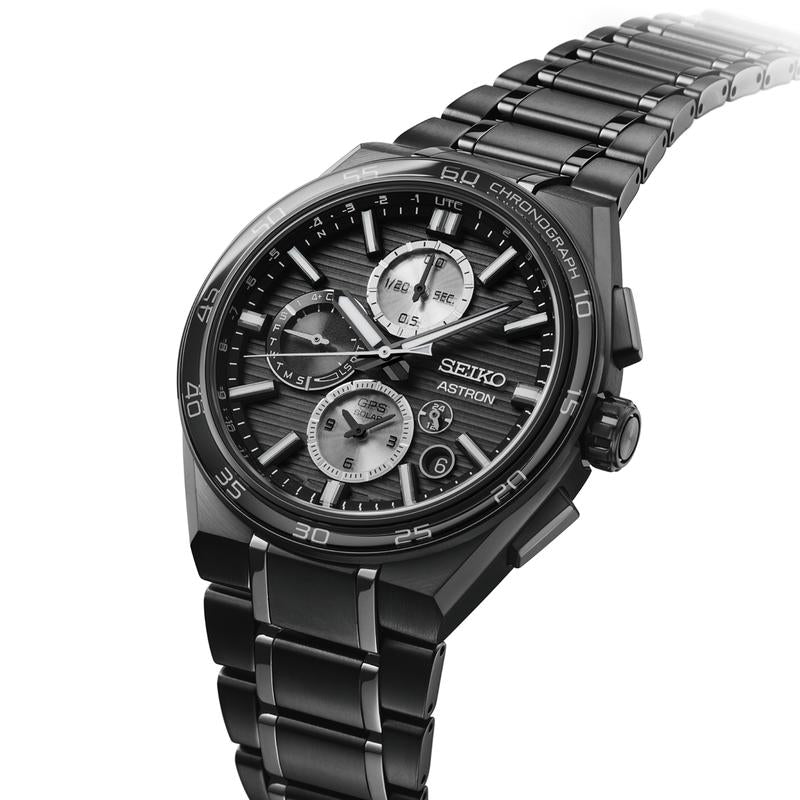 Seiko Astron GPS Solar Dual Time Chronograph Watch - SSH179J1