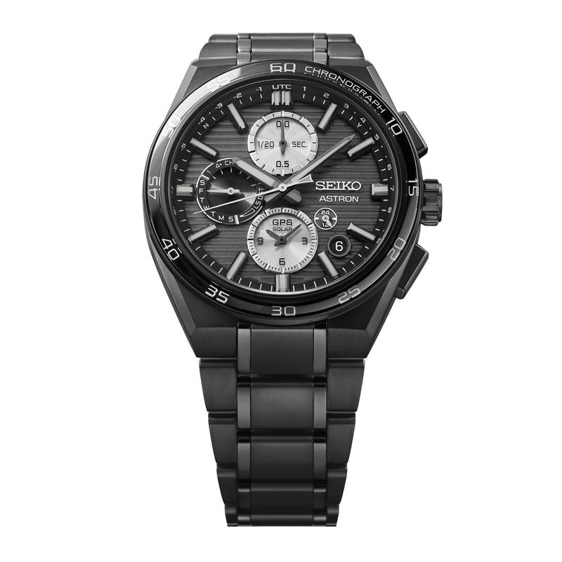 Seiko Astron GPS Solar Dual Time Chronograph Watch - SSH179J1