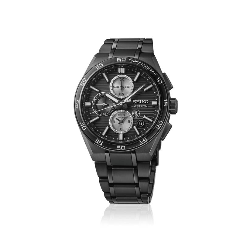 Seiko Astron GPS Solar Dual Time Chronograph Watch - SSH179J1