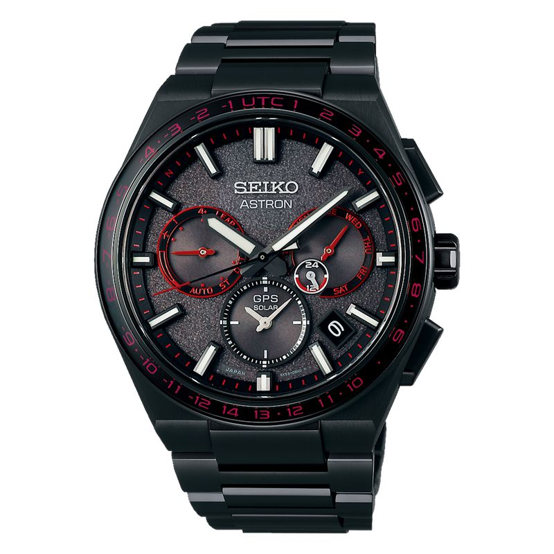 Seiko Astron ‘Redshift’ GPS Solar 5X Dual-Time Limited Edition