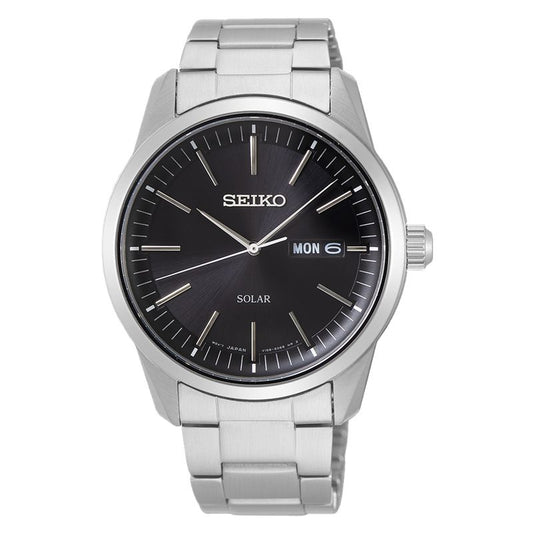 Seiko Gents Stainless Steel Solar Watch - SNE527P1