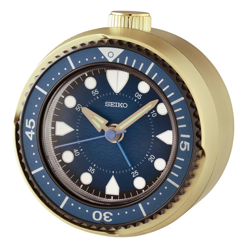 Seiko Gold Desk Clock - QHE207GN