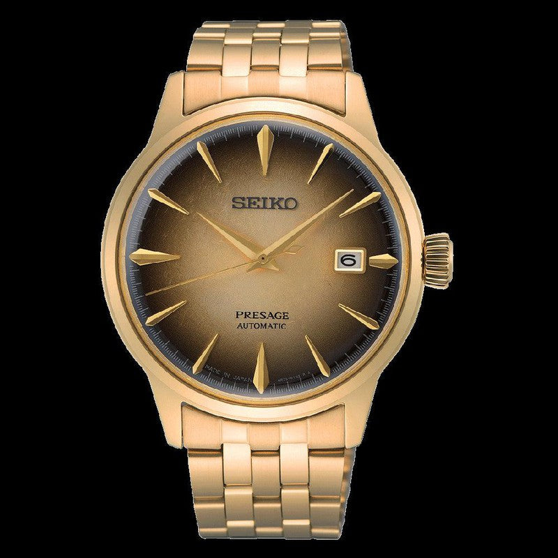 Seiko Gold Presage Automatic Watch - SRPK48J1