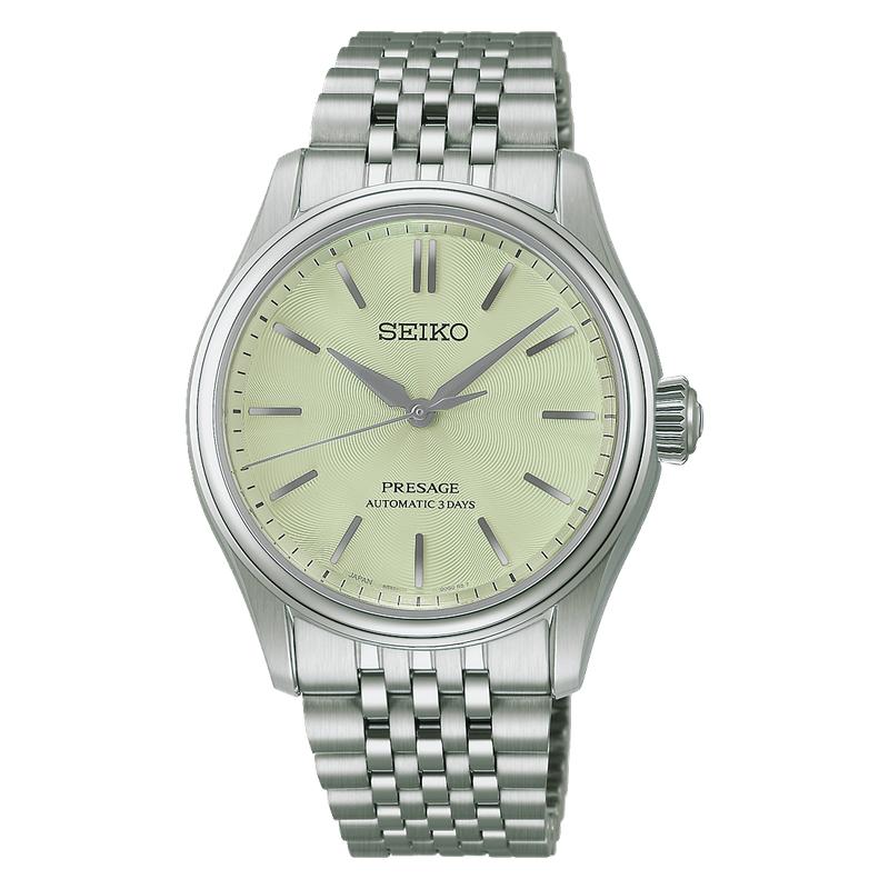 Seiko Presage Classic HCC002J1 pale mint-green dial, stainless steel case and bracelet