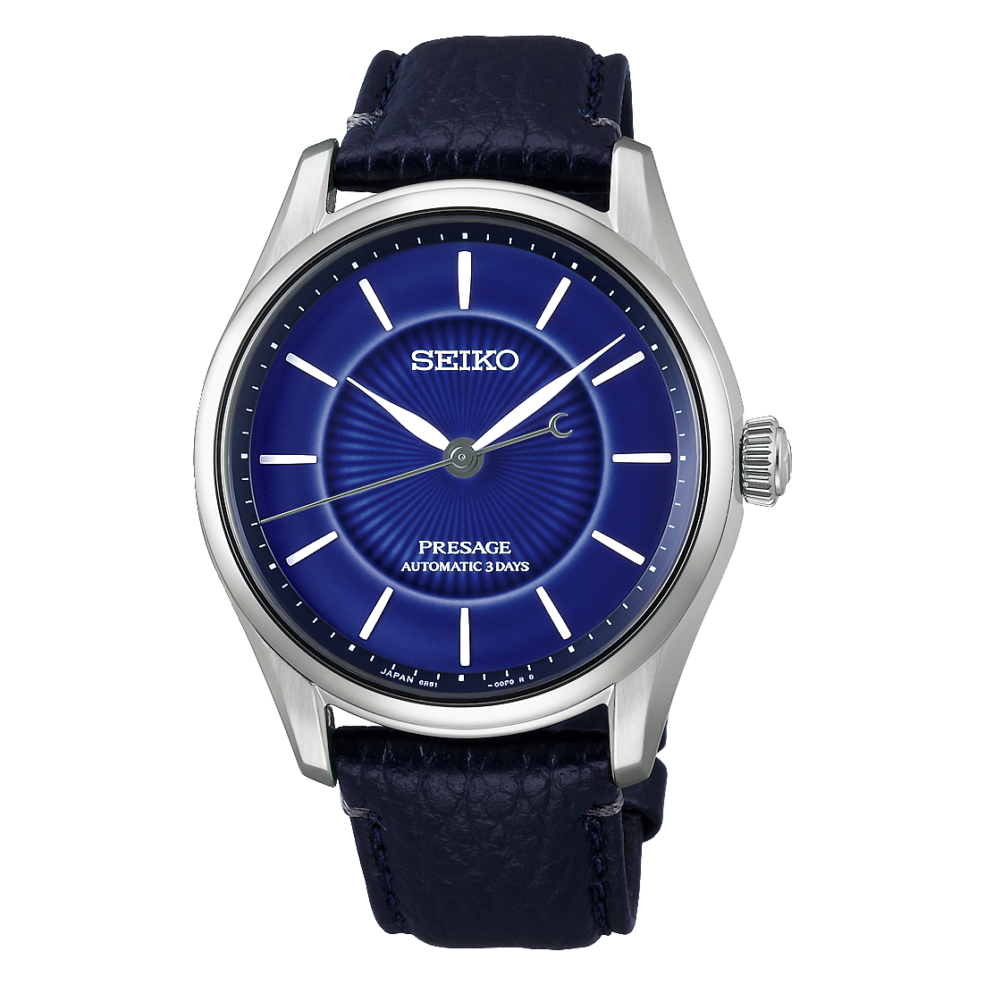 Seiko Presage Classic Series HCC007J1 Men's Limited Edition Automatic Watch Cobalt Blue