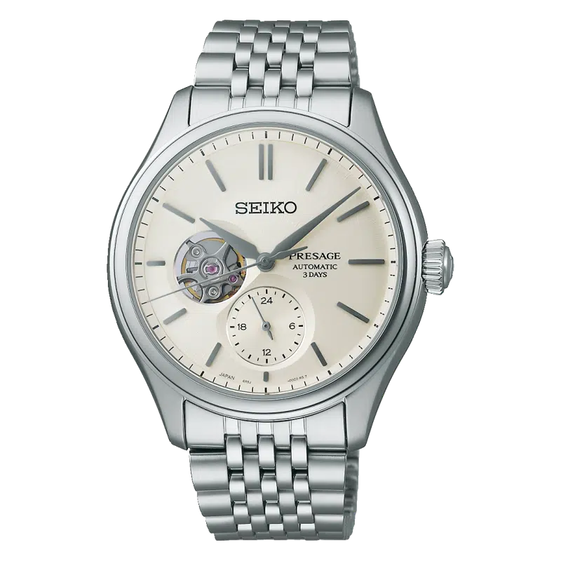 Seiko Presage Classic Series ‘Shiro-iro’ Open heart - SPB469J1