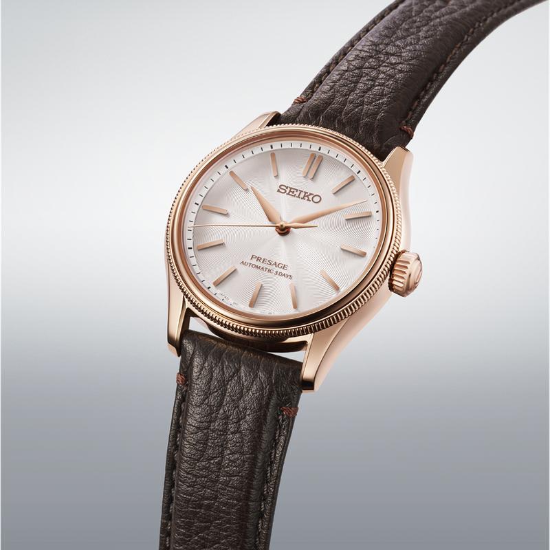 Seiko Presage Tomioka Silk HCC008J1 - side angle
