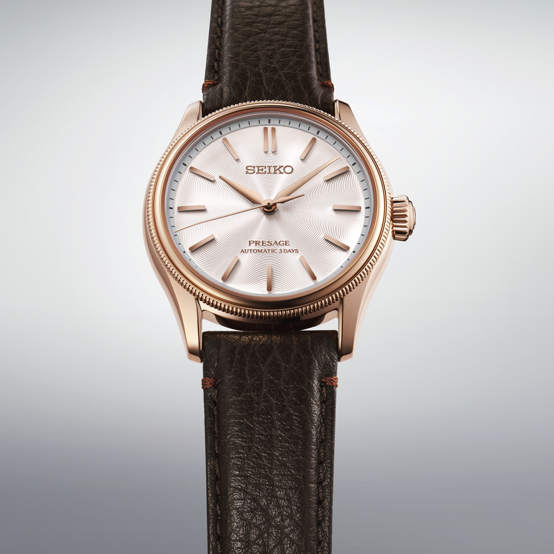 Seiko Presage Tomioka Silk HCC008J1 - case detail
