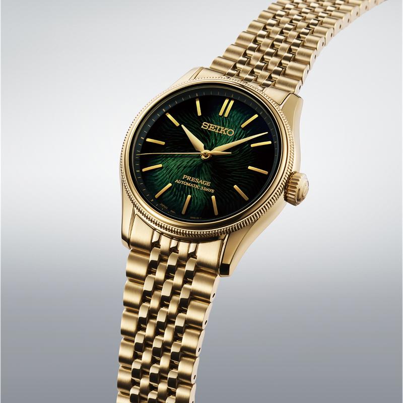 Seiko Presage Tradman's Bonsai HCC009J1 - side angle