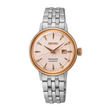 Seiko Presage Cocktail Time ‘Pink Lady’ Diamond Twist Watch - SRE012J1