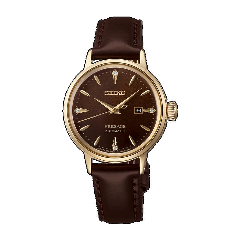Seiko Presage Jamaican Coffee Diamond-Set Cocktail Time