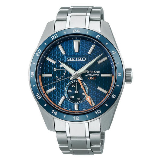 Seiko Presage Sharp Edged Series GMT Watch - SPB217J1