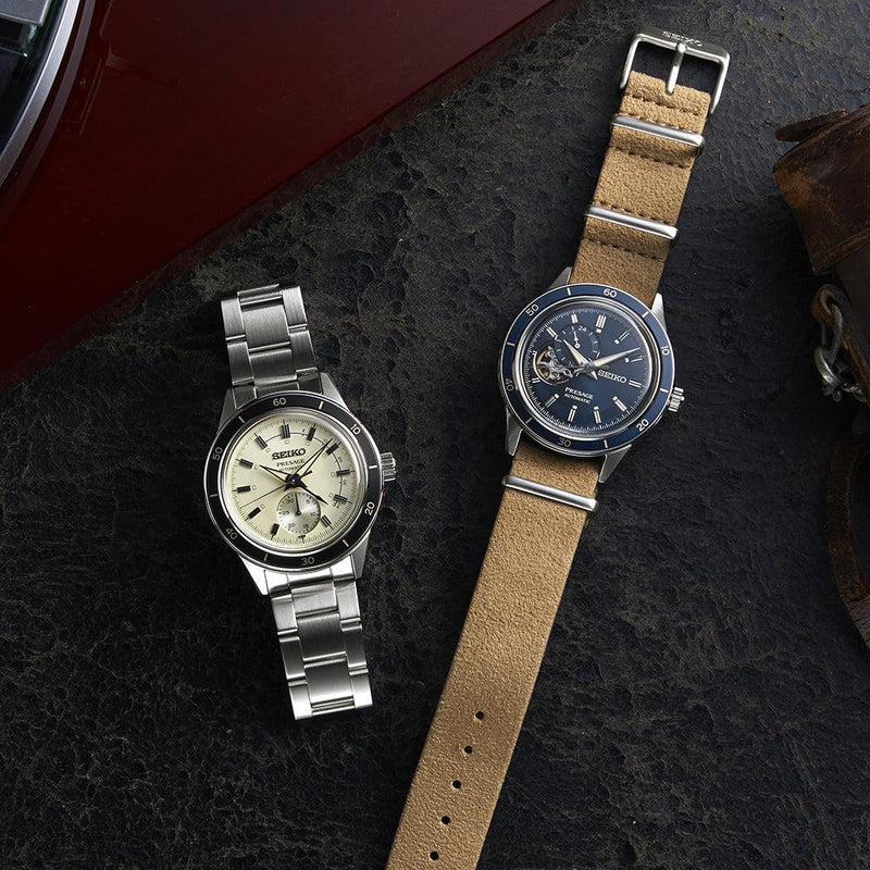 Seiko Presage Style 60s Denim Watch - SSA453J1