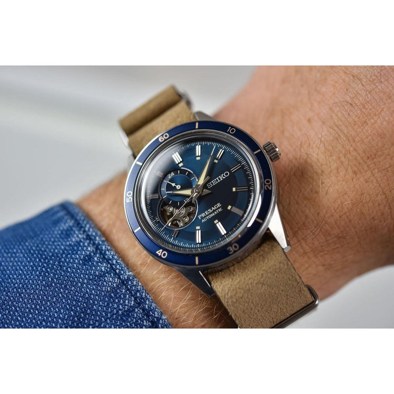 Seiko Presage Style 60s Denim Watch - SSA453J1