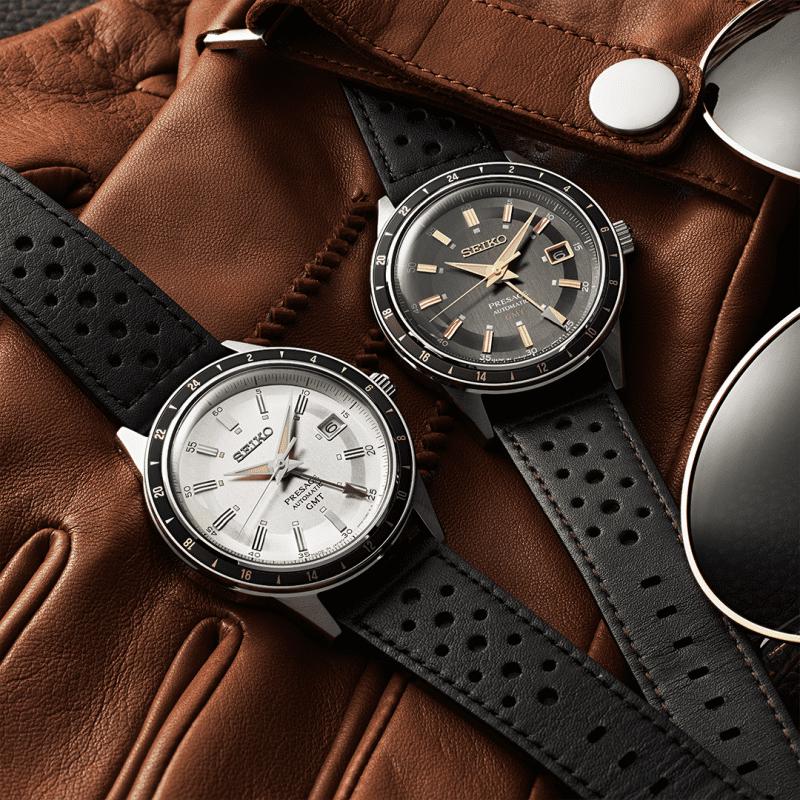 Seiko Presage â€˜Stoneâ€™ Style 60s Road Trip GMT