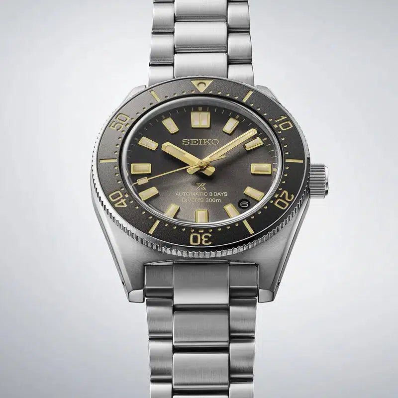 Seiko Prospex 1965 Heritage Divers 3-day 300m in Tide Grey 100th Anniversary of Seiko Special Edition