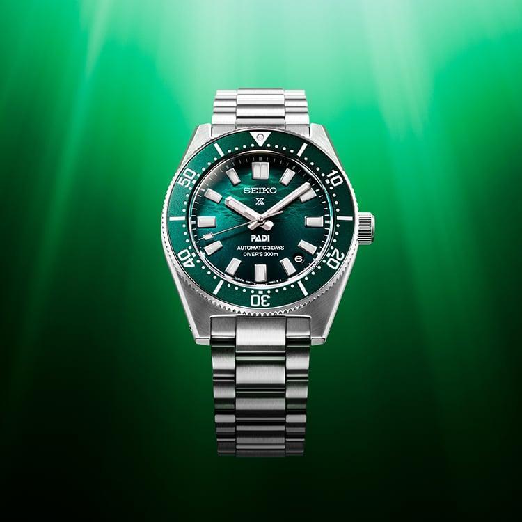 Seiko Prospex 1965 Heritage Diver's PADI Special Edition in Green