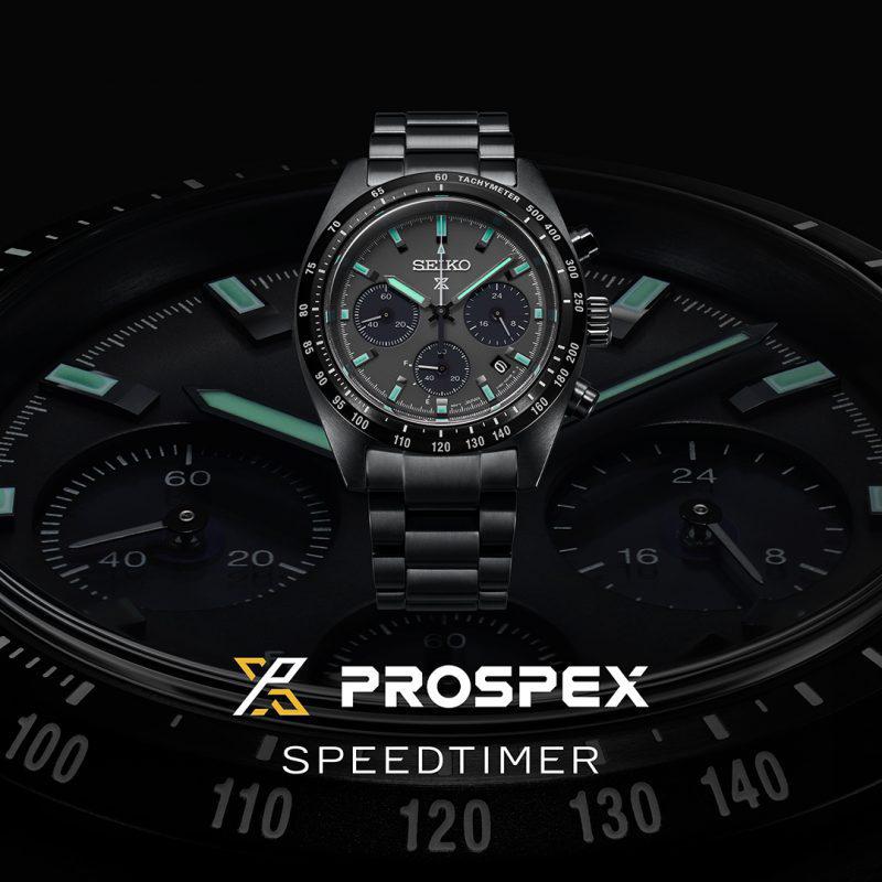 Seiko Prospex Black Series ‘Night Speedtimer’ Solar Chronograph