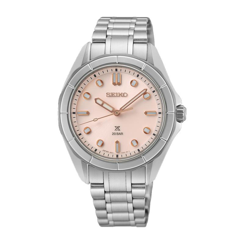 Seiko Prospex Ladies Marine Sports in Shell Pink Watch