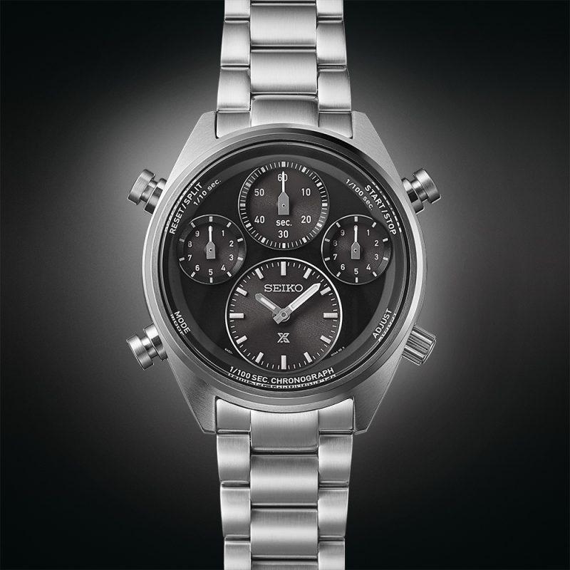 Seiko Prospex Panda One Hundredth of a Second Speedtimer Solar Chronograph