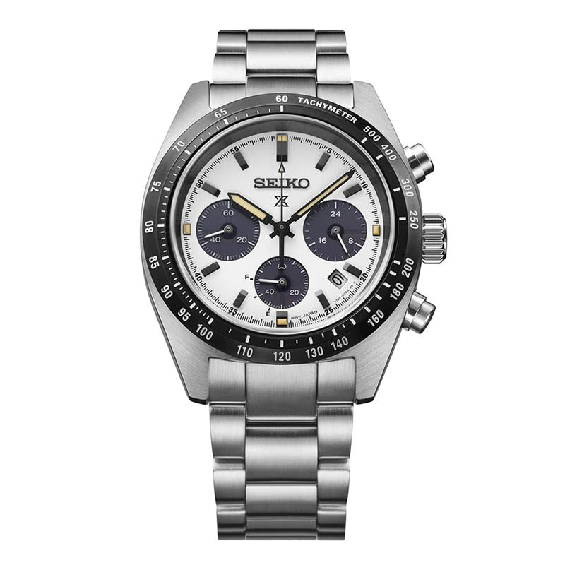 SEIKO CHRONOGRAPH SOLAR 腕時計 Seiko Prospex Speedtimer Monochrome Solar Chronograph 39mm – £640