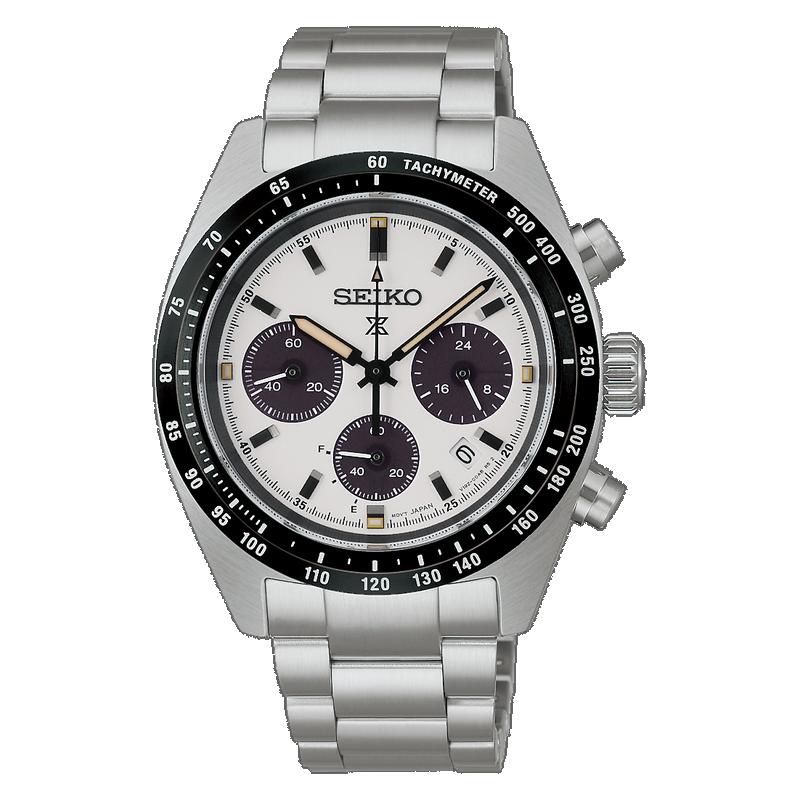 Seiko Prospex Speedtimer Monochrome Solar Chronograph Watch