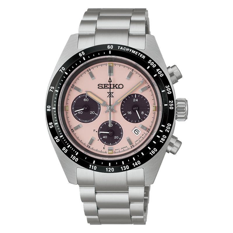 Seiko Prospex Speedtimer Pale Pink Chronograph Watch