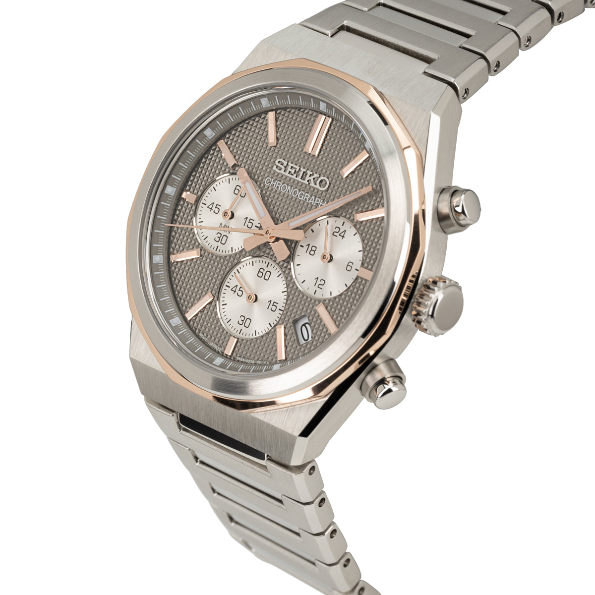 Seiko HGK002P1 Men's Quartz Chronograph 40mm Stainless Steel Watch