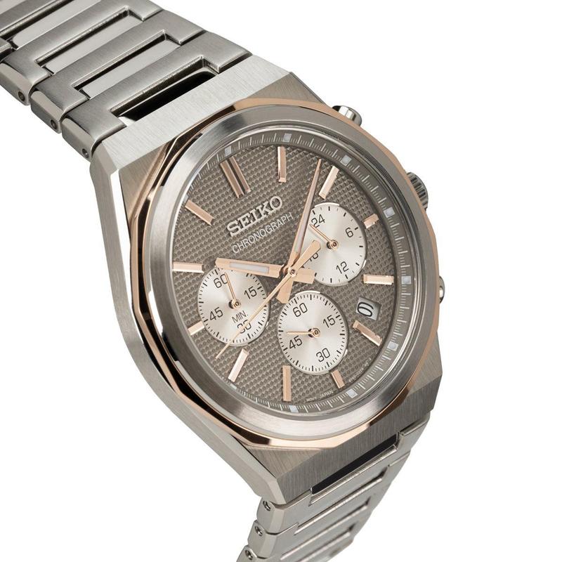 Seiko HGK002P1 Men's Quartz Chronograph 40mm Stainless Steel Watch