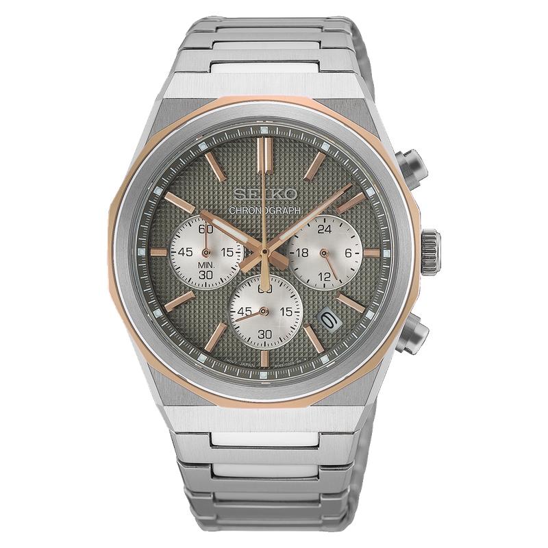 Seiko HGK002P1 Men's Quartz Chronograph 40mm Stainless Steel Watch