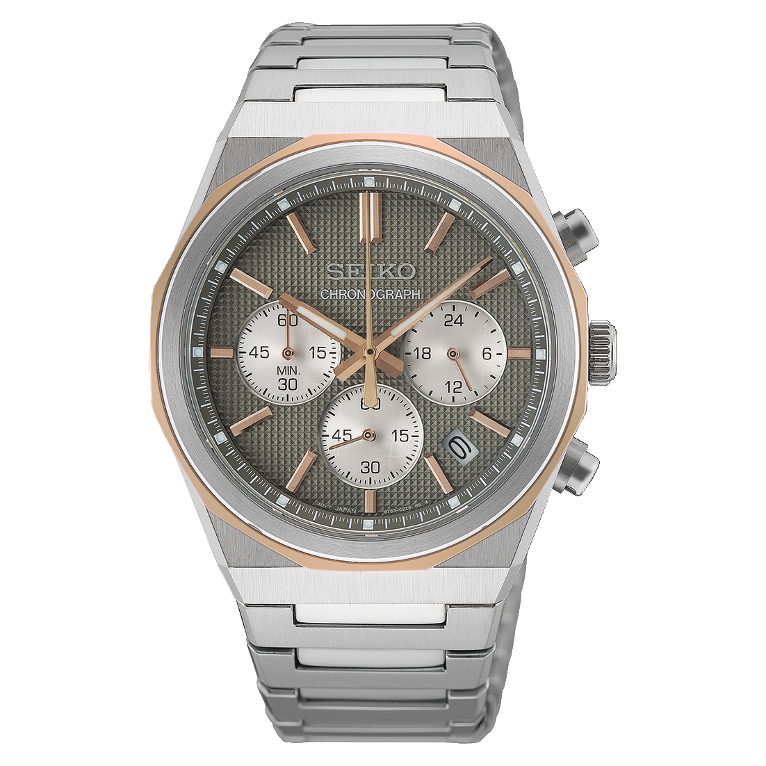 Seiko HGK002P1 Men's Quartz Chronograph 40mm Stainless Steel Watch