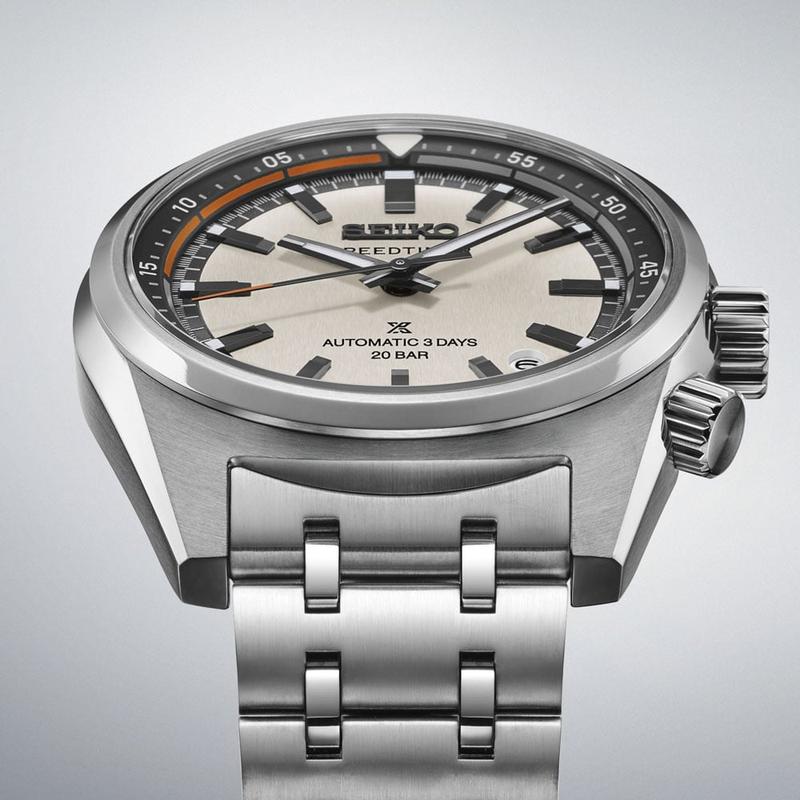 SEIKO　6R21A　AUTOMATIC Seiko Speedtimer 6R Compact Countdown Grey-White Automatic Dive Watch