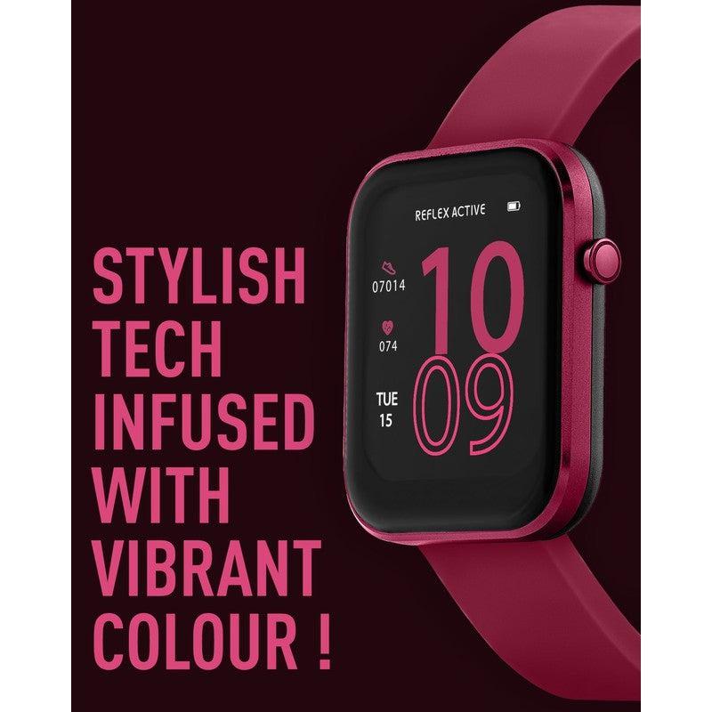 Series 12 Reflex Active Burgundy Smart Watch