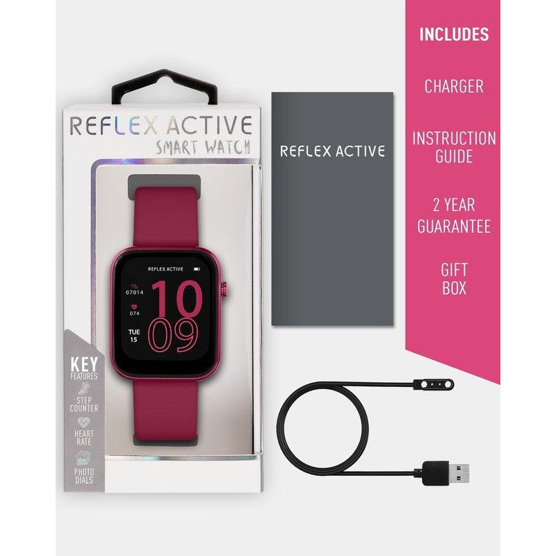 Series 12 Reflex Active Burgundy Smart Watch
